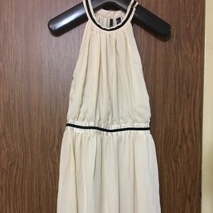 Beige Elegant Dress